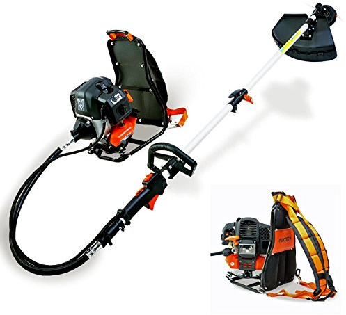 FUXTEC rückentragbare Benzin Motorsense FX-MS152T mit 52 cc, 2in1 Multitool, jetzt mit Rucksack zum anziehen, 3 PS Leistung Trimmer Rasentrimmer Freischneider Faden 2-Takt