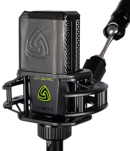 LEWITT LCT 240 PRO Vocal Set XLR Mikrofon inkl. Spinne und Popschutz | Mit Kondensatorkapsel für Recording - inkl. Spinne und Popschutz