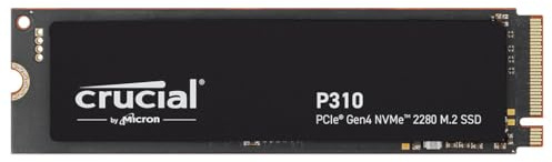 Crucial P310 SSD 500GB M.2 2280 PCIe Gen4 NVMe, bis 6.600 MB/s, Gaming für Laptop und Desktop PC, Interne Festplatte - CT500P310SSD801