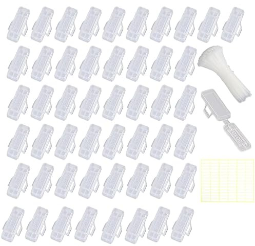 50 Stücke Beschriftung für Kabel, Kabeletiketten, Wiederverwendbare kabelmarkierer, Netzwerkkabel Beschriftung, Beschriftungsschilder für kabel—Enthält 50 Kabelmarker, 50 Kabelbinder, 84 Etiketten