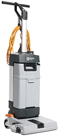 Nilfisk Scheuersaugmaschine SC100 E Komplett (Schrubbreite 31 cm, Reinigungsgerät inkl. Handsaugschlauchset, Teppich-Set, Saugleisten-Set) 107408100, Grau/Weiß