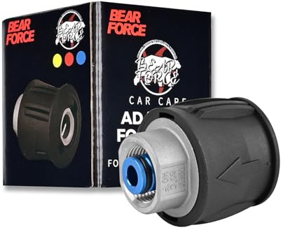 BEAR FORCE Aluminium-Hochdruckreiniger-Schlauchverbinder QuickConnect Konvertieren Adapter M22-14 mm 4000 psi für Bosch, für Nilfisk, ForSTlHL Hochdruckreiniger Reinigung