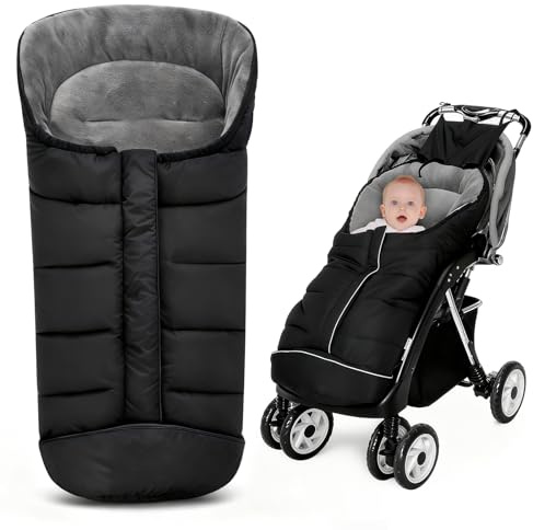 SGZIOO Fußsack Kinderwagen, Wasserdicht Winterfußsack Buggy | Winddicht Fusssack Kinderwagen Baby Winter, Rutschfest Warme Kinderwagen Fußsack Winter für Alle Kinderwagen