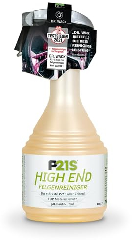 DR. WACK - P21S HIGH END Felgenreiniger 750 ml - Felgen Spray mit Gel-Formel & Wirkindikator - Schnelle & schonende Reinigung - pH-hautneutral & biologisch abbaubar - Hochwertige Autopflege