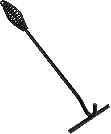 ToCi Deckelheber für Dutch Oven, Feuertopf & Kessel – 34 cm Schürhaken aus Stahl - Topfheber & Grillzubehör für Camping, Outdoor & Küche - Feuerfester Deckelheber mit Griff