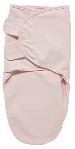Meyco Baby Pucksack - 0-3 Monate - Pucktuch Swaddle für Neugeborene - 100 % Baumwolle - Oeko Tex zertifiziert - weicher Schlafkomfort - atmungsaktiv & feuchtigkeitsabsorbierend - Uni - Hellrosa