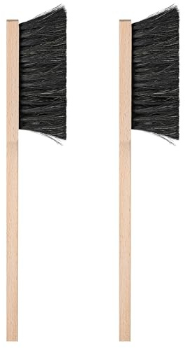 2 Stück Langhand-Handfeger aus Naturhaar, Handbesen Set, Made in Germany