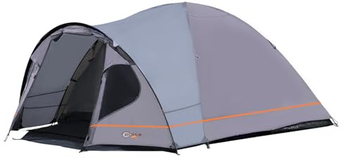 Portal Zelt 3-4 Perosonen Camping wasserdicht 4000mm Kuppelzelt mit Vorzelt Familienzelt Festivalzelt für Camping Reise Trekking Garten