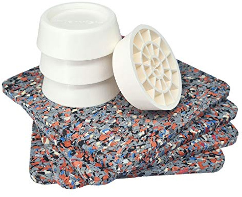 Antivibrationsmatte für Waschmaschine oder Trockner, Antirutschmatte und Vibrationsdämpfer 4er Set