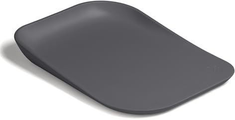 hauck Baby Wickelauflage 70 x 50 x 10 cm, Change N Clean Anthracite | Ab Geburt bis 25 kg, leicht abwischbar, weiche Wickeltischauflage aus PUR Schaum mit erhöhtem Rand