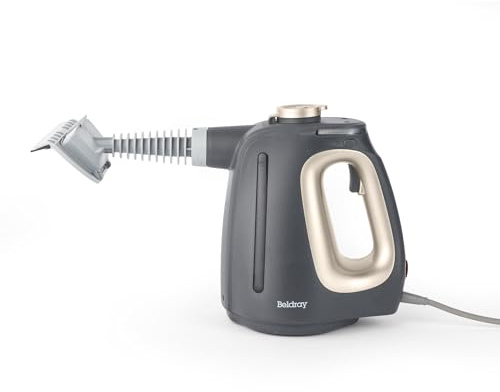 Beldray 15-in-1 Dampfreiniger – Multifunktionaler Handdampfer, chemiefreie Reinigung, einsatzbereit in 20 Sekunden. Mit Reinigungsbürsten, Bodenmopp-Pads & Düsen, 550ml Wassertank, 1350W