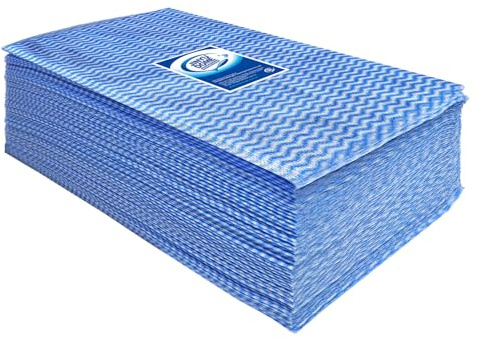 JINYUDOME Putztücher Spüllappen, Spültücher Waschlappen für Küche Einweg Putztuch Allzwecktücher Spüllappen, 60 Stück, Blau