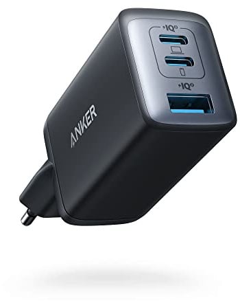Anker Nano 65W USB C Ladegerät, 3-Port PPS Schnellladegerät, iPad Ladegerät, Kompaktes Netzteil für MacBook Pro, iPad Pro, Galaxy S20, Dell XPS 13, Note 20, iPhone 17/16/15 Series,Pixels