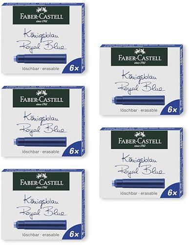 Faber-Castell 185506 - Tintenpatronen Standard (Tintenpatronen, 30)