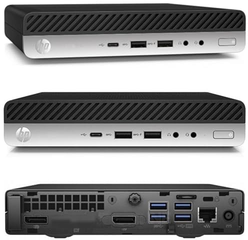 HP 18cm Silent Mini-PC Business Office Multimedia Computer mit 3 Jahren Garantie! | Intel®Pentium® 4400T 2x2.90GHz | 8GB DDR4 | 256 GB SSD | USB3 | Windows 11 Prof. 64-Bit | #7297