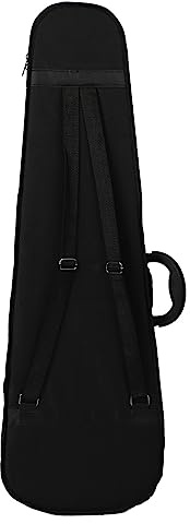 Ukulele Tasche, 4/4-Geigenkoffer-Rucksack, 4/4-Geigenkoffer Professioneller Verstellbarer Riemen für Spieler (Rotes Futter) Geigenkoffer 4/4