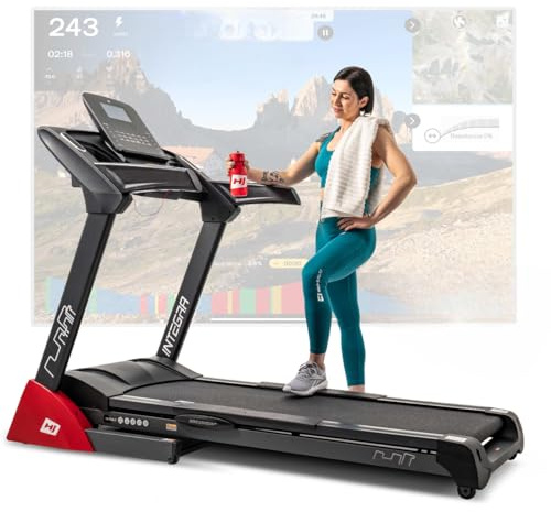 Hop-Sport HS-2800LB elektrisches Laufband für Zuhause - klappbar, große Lauffläche, bis 20km/h, 18 Programme, bis 150 kg