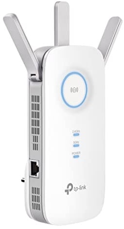 TP-Link RE550 WLAN Verstärker Repeater AC1900 (Dual-WLAN AC + N, 1300MBit/s 5GHz + 600MBit/s 2,4GHz, WLAN Verstärker, App Steuerung, maximale Abdeckung, kompatibel zu Allen WLAN Routern) weiß