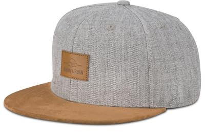 Johnny Urban Cap Herren & Damen Grau - Dean - Basecap Kappe für Männer & Frauen - Stylische Snapback Caps - Größenverstellbar