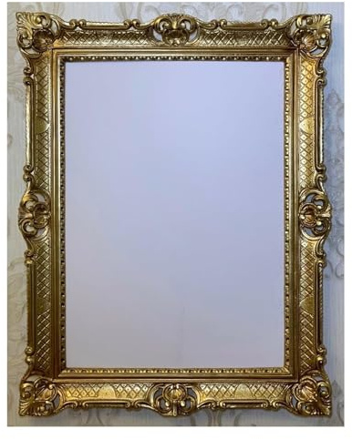 Generisch BILDERRAHMEN Barock 50x70 cm Prunk Rahmen Antik Fotorahmen 70x90 cm Gemälde Rahmen hochzeitsrahmen Werbetafel (Gold)