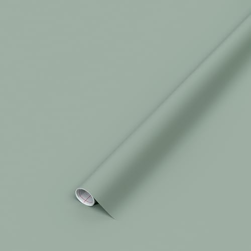 d-c-fix Möbel-Klebefolie Sage Green, 67,5 cm x 2 m - abwaschbare und selbstklebende Deko-Folie für Küche, Schrank, Tisch & Fensterbank - modern & nachhaltig
