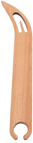 Holz-Webschiffchen für Komplexe Muster, Kompakt und Leicht, mit Biegekopf