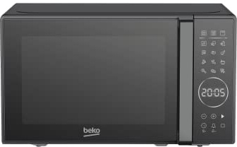 Beko - MGC20130BB - Mikrowelle mit Grill 20 Liter, 1000 W, digitaler Timer, Freistehend, 10 Leistungsstufen - Schwarz