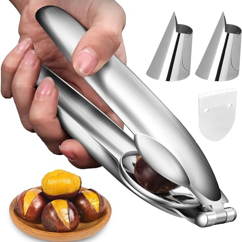 Kastanien Clip 304 Edelstahl Maroni Schneider Maronizange Schneider für Walnüsse Trockenobst Nüsse Sheller.