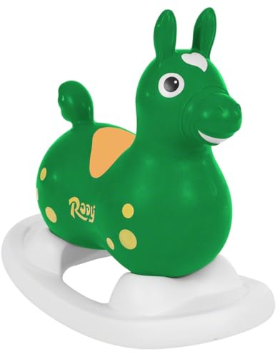 Sport-Tec Rock’n Rody mit Kufe inkl. Pumpe – Hüpftier & Schaukelpferd für Kinder – Therapie-Spielgerät für Indoor Spielspaß, Wartezimmer & Motoriktraining
