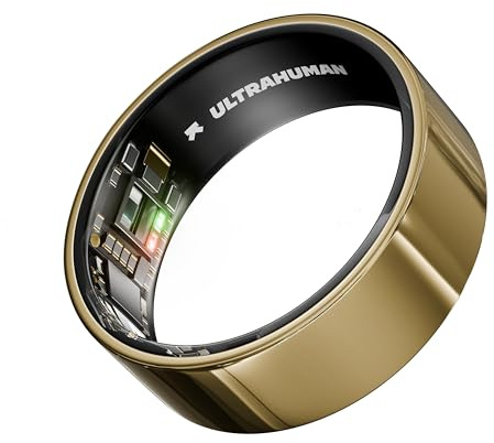 ULTRAHUMAN Ring AIR – Smart Ring für Damen und Herren | Schlaf, Fitness, HRV -Tracking, Stressanalyse & Zyklusüberwachung | Kein ABO | Bis zu 6 Tage Akkulaufzeit | (Größe 9)