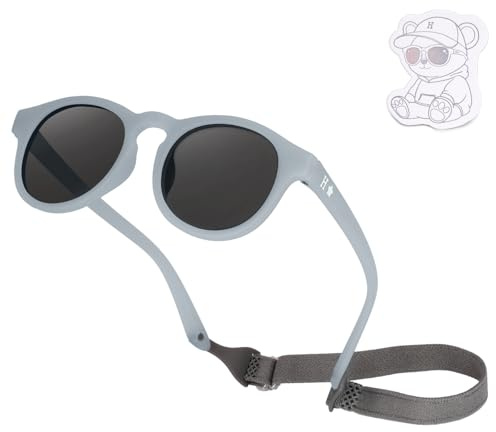 HECCEI Baby Sonnenbrille UV Schutz Polarisiert Pebble ColorShift Sonnenbrille für Jungen und Mädchen Babysonnenbrillen 0-24 Monate
