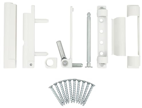 Original Winkhaus Reparatur-Komplettset für Kunststofffenster von 1996 bis 2006 - inkl. Ecklager, Flügellager, Scherenlager und Kappen in Weiß, mit Schraubenset