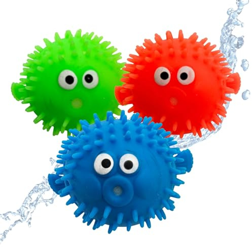Schildkröt Water Squeezies 3er Set, Wasserbombeneffekt, für Kinder ab 3 Jahren, Ideal für Pool, Schwimmbad, Badewanne