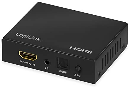 LogiLink HD0055 - HDMI-Audio-Extraktor, 2CH/5.1CH, 4K/60 Hz