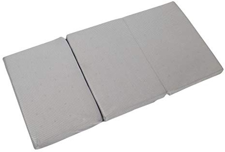 roba Reisebettmatratze safe asleep® - Baby Matratze für Reisebett 60 x 120 cm - Geeignet für Kinderreisebetten - Abnehmbarer Mesh Bezug in Grau - Inklusive Tragetasche