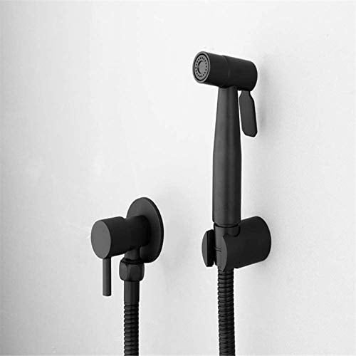 Duschkopf Handbrause Schwarz Bidets Bad Handbrause Bidet Wc Sprayer Hygienische Dusche Bidetarmatur Wandmontage Bidet Wasserhahn Hochdruck- Und Wassersparend, Aber Robust