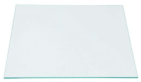 Glas Revolution Kühlschrank Einlegeboden - Klarglas 4 mm – Glasplatte, eckige Ecken, alle Maße lieferbar (89,96 EUR/qm) - 470 mm x 265 mm