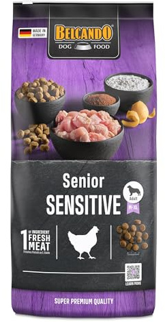 Belcando Senior Sensitive [12,5 kg] Hundefutter | Trockenfutter für ältere & empfindliche Hunde | Alleinfuttermittel für ältere Hunde Aller Rassen