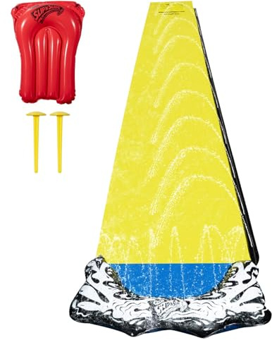 Wham-O Slip N Slide Wave Rider 548.64cm mit Boogie, Sommer-Outdoor-Spielzeug für Kinder von 5-12 Jahren, perfekt für Rasenpartys