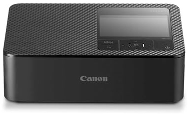 Canon SELPHY CP1500 Kompakter Fotodrucker – Drahtloses Drucken, Langlebige Fotos, USB-C & SD-Kartenanschluss – Perfekt für Scrapbooks und Fotoalben (Schwarz)