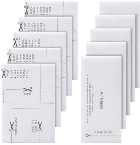 10pcs Staubsauger Filter für Miele Filter Staubsauger,5pcs Motorschutzfilter & 5pcs Abluftfilter Staubsaugerfilter für Miele Complete C1/2/3,Compact C1/2,Classic C1,Dynamic U1,S200-S899,S2000-S8999