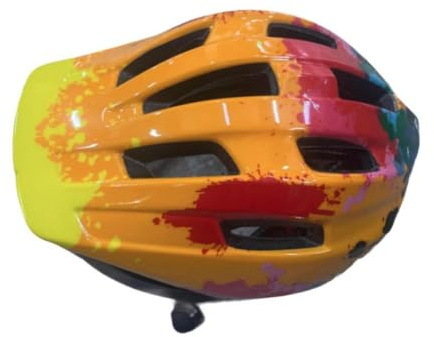 Harilla Kinder Fahrradhelm Fahrradhelm Trendy Schlagfestigkeit Leichter Sporthelm Fahrradhelm für Skateboarding im Freien, Orange