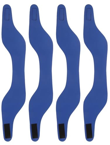 CORHAD 4 Stück Wasserdichtes Neopren Schwimm-stirnband mit Verstellbarem Ohrenschutz für Damen und Herren Elastisches Schweißabsorbierendes Schwimm-ohrband für Schwimmen Tauchen Pool