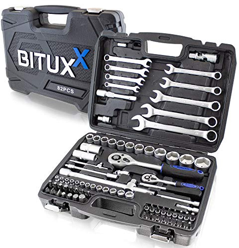 BITUXX 82-teiliges Werkzeugkoffer Set