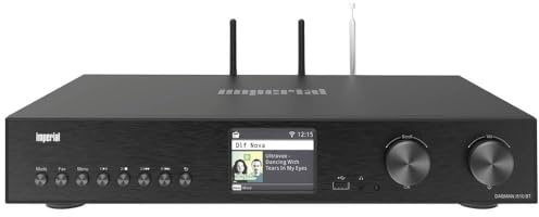 Imperial DABMAN i510 BT - DAB Radio, Internet Radio WLAN, DAB Plus, Bluetooth, Küchenradio, WLAN Radio, USB, Streaming, schwarz