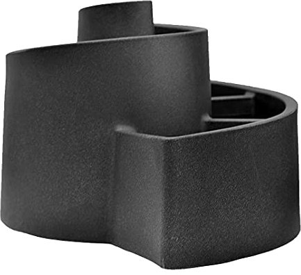XXL Kübel Pflanzkübel Kräuter Schnecke 80x50x64cm Wendeltreppe Blumenkübel Blumentopf Beton Optik Kräuterspirale Kräuterschnecke Kräuterbeet Kräuterturm Pflanzspirale Blumenpyramide Kunststoff Garten