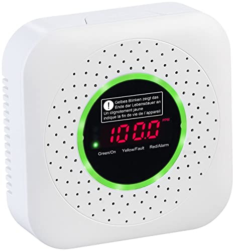 VisorTech Gasalarm: Steckdosen-Multi-Gasmelder für Erdgas, Autogas und Flüssiggas, 85 dB (Gasmelder Camping, Gasmeldeanlage, Wohnmobil)