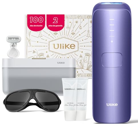 Ulike Air 3 Deluxe IPL Geräte Haarentfernung für Gesicht und Körper zu Hause, Alternative zur Laserhaarentfernung, Saphir-Eiskühl für dauerhafte haarentfernung, mit UV-Sterilisator & Aloe Gel, Lila