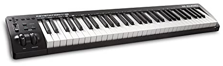 M-AUDIO Keystation 61 MK3 USB MIDI-Controller | 61-Tasten-Synthesizer-Tastatur, zuweisbare Regler, Pitch/Mod-Rader und DAW-Software enthalten