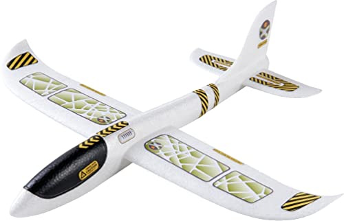 HABA Terra Kids Wurfgleiter – Gleitflugzeug für Kinder ab 5 Jahren, Robustes Styropor, hervorragende Flugeigenschaften, 48x48 cm, leicht zusammenbaubar – 1303520001